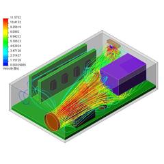 熱流体解析ソフトウェア　SolidWorks Flow Simulation