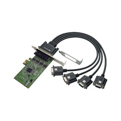 4ポート RS-232C・デジタルI/O PCI Expressボード 