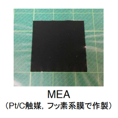 燃料電池膜／電極接合体(MEA)の作製