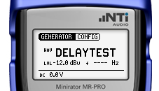 MR-PRO Delay Test Signal