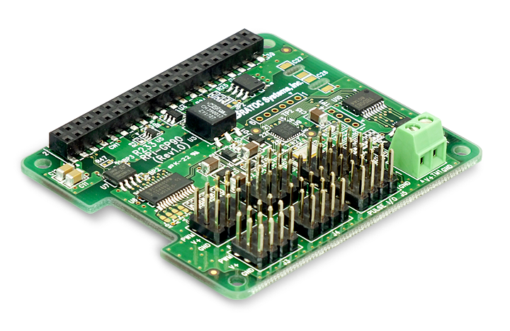 Raspberry-Pi I2C絶縁型 パルス入出力ボード