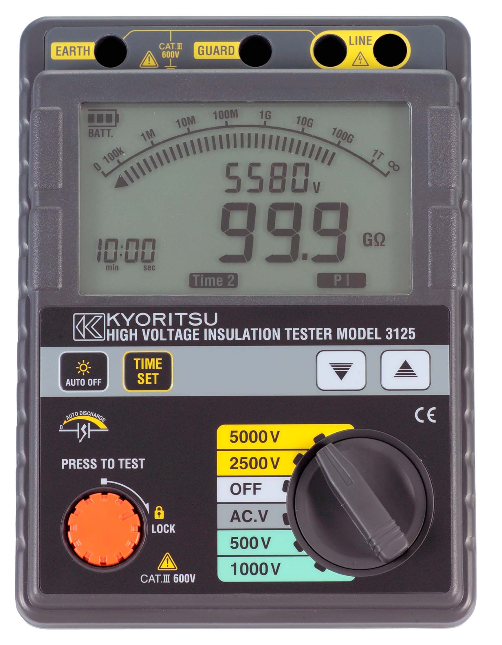 まとめ買い特価 共立電気計器 キューメグ 2レンジ小型絶縁抵抗計 3144A