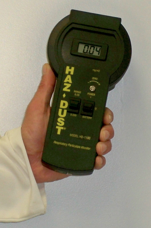 吸入性粉じんエアモニタ、レスピラトリーモニタリング、リアルタイムダストモニタ
