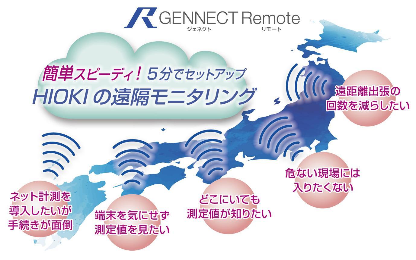 遠隔計測サービス　GENNECT Remote