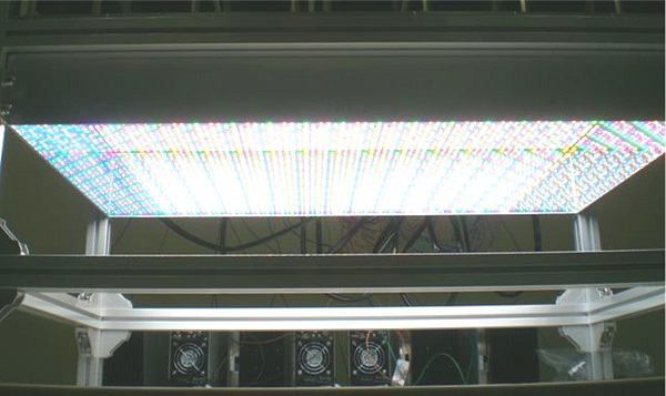 ６波長帯光混合照射LED光源システム　LEDパネル 