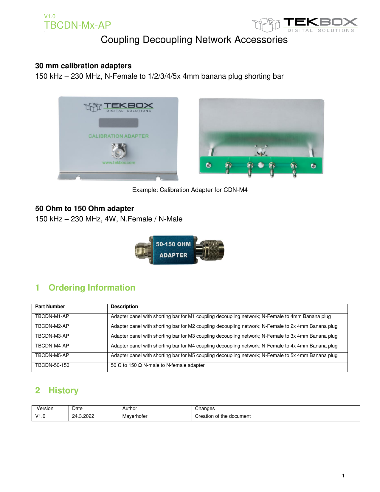 カップリングデカップリングネットワーク （CDN） オプションアクセサリー（英語）